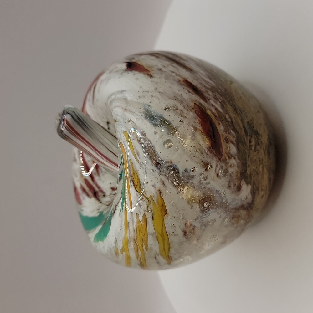 Gro Bergslien Signed Hand Blown Apple